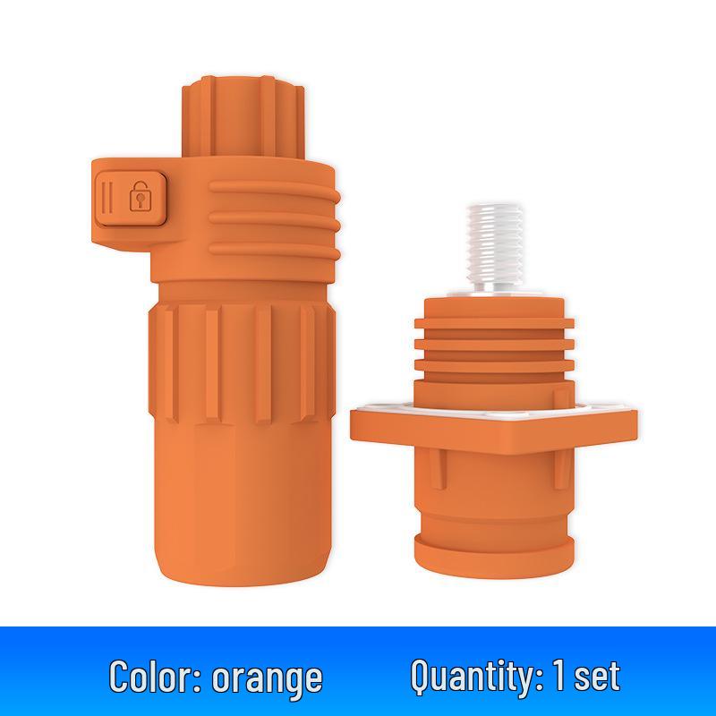 High Current Quick Connector for Energy Storage Batteries - 350A High Voltage Plug Terminal Block
