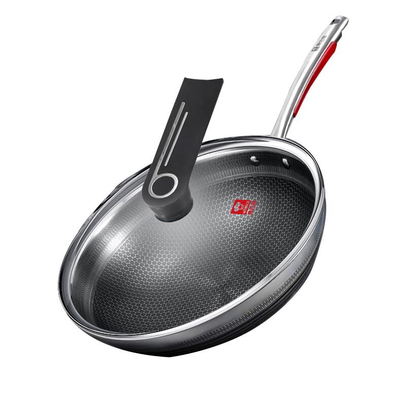 Kangbah 304 Stainless Steel Non-stick Honeycomb Wok