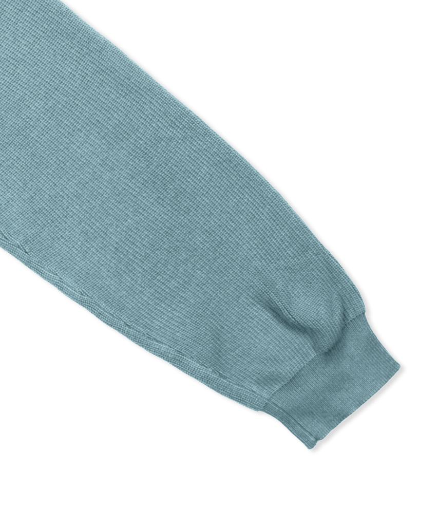 XTONZ Xtk166 Loose Fit Henley Neck Pullover Knit (Mint)