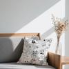 cushion cover Square K-kisser Sofa Car B-Boy Cushion Cover Cute Casual Skin-Friendly Comfortable Pillow Cover
