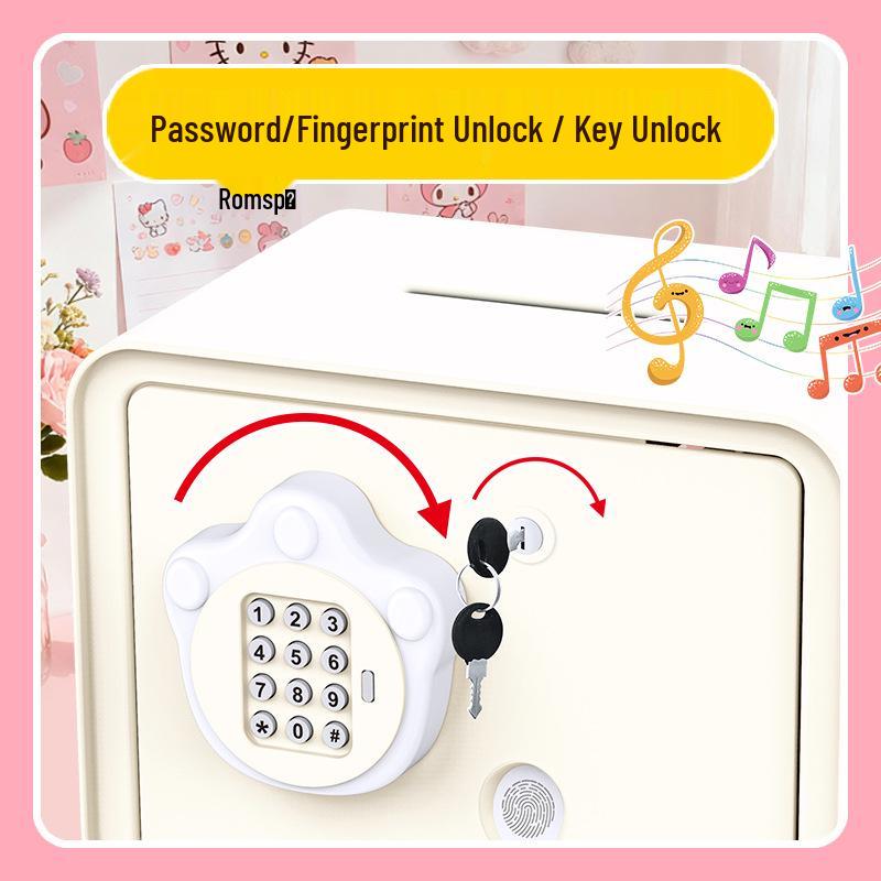 Children's Piggy Bank Cabinet 2026: Large Capacity, Password-Protected Savings Box for Girls