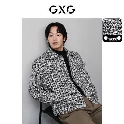 GXG Herren Kleine Duftnote Stil Arbeitsjacke