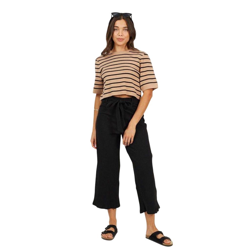 BRAVE SOUL Womens/Ladies Relaxed Wide Leg Trousers