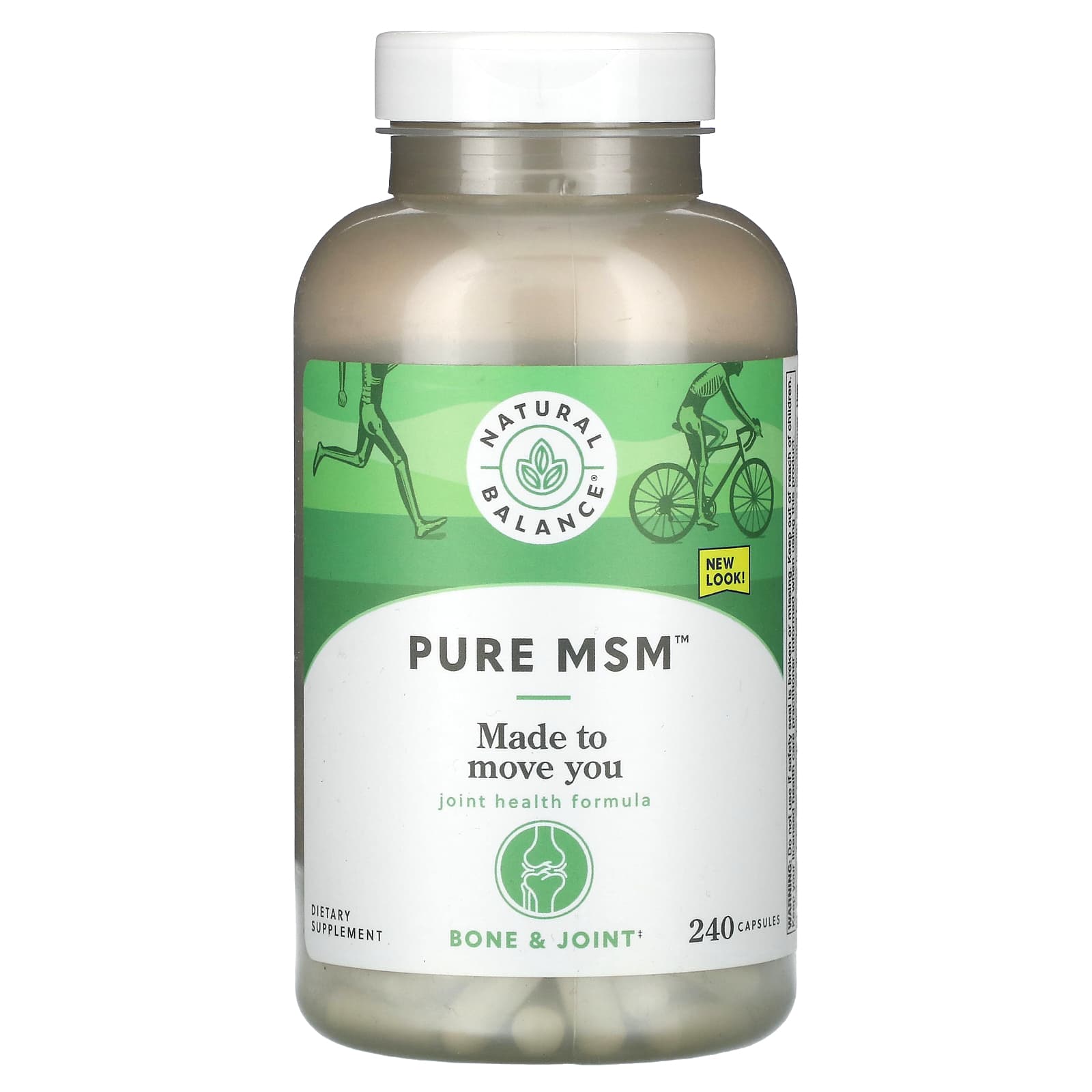 

Pure MSM, 240 Capsules (1,000Mg per Capsule)