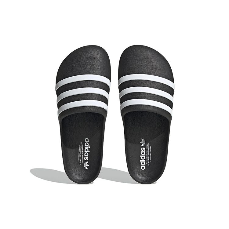 Adidas AdiFOM Adilette Slide Black White Unisex Sneakers Core-Black Cloud-White HQ7218