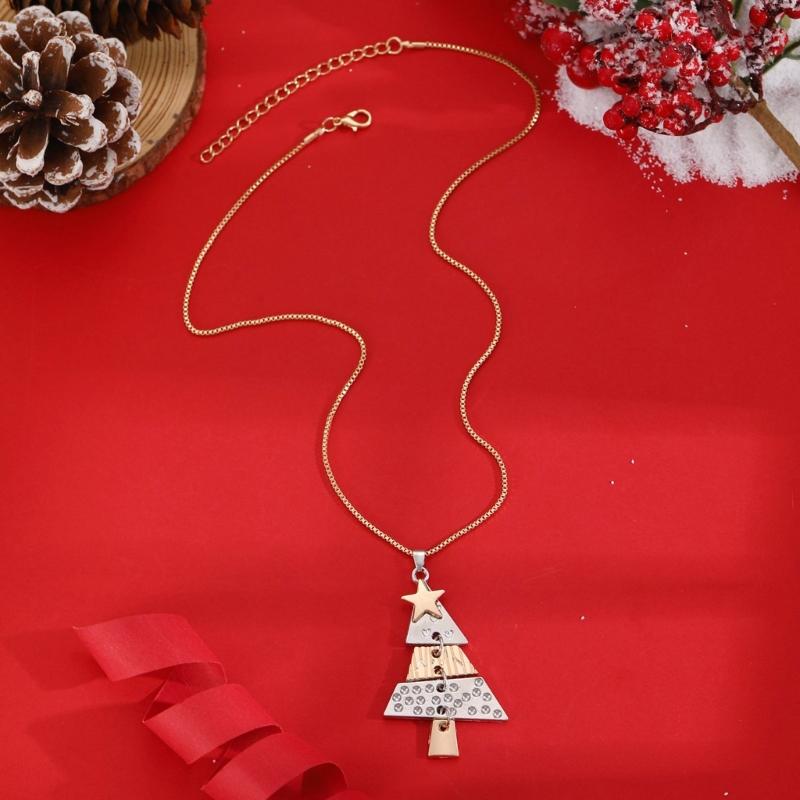 Sophisticated Christmas Pattern Earrings Sturdy Alloy Construction with Elegant Designs Accessory for Sensitive Ears