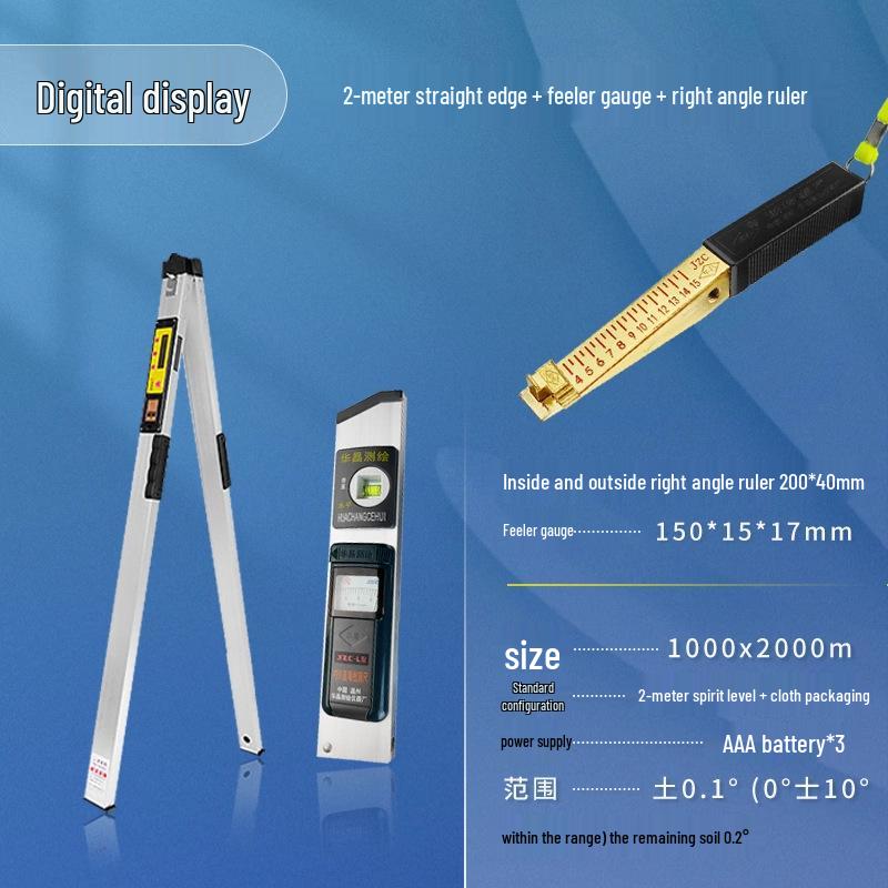 Thickened Aluminum Digital Spirit Level for Home Inspection and Construction