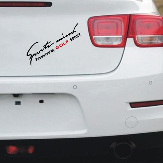 Jedinečná samolepka na dopisní auto SUV samolepicí samolepka Reflexní PET dekorace