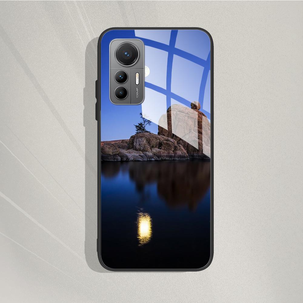 Mi 12 Lite Case for Xiaomi 12 Lite / Mi 12S Pro 12s Ultra Tempered Glass Cases For Xiaomi 12X 12 Pro Mi12 12Lite Cover Fundas