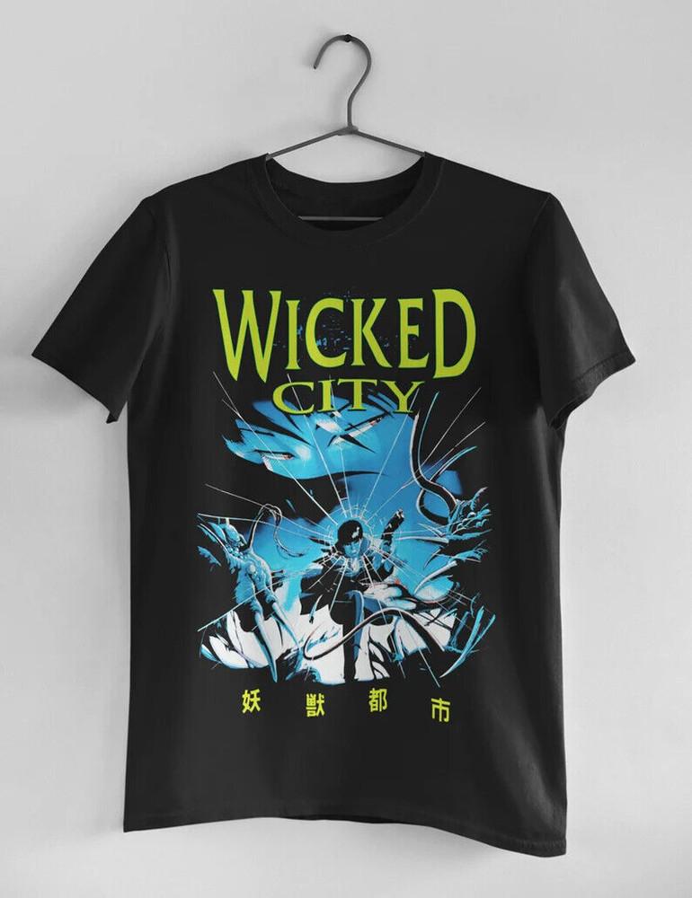 Wicked City Unisex T-Shirt - Vintage Anime - Oldschool Manga - Demon City Shinju Unisex T-Shirt L