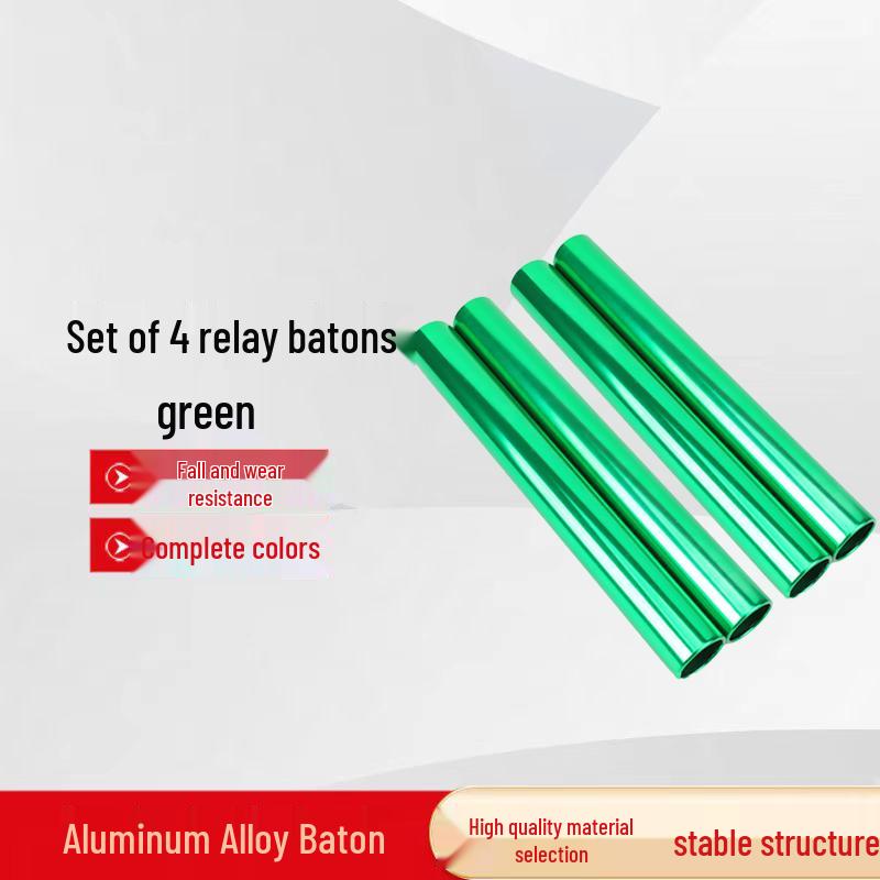 Chi Qi 3.8cm Aluminum Alloy Track & Field Relay Batons (4-pack)