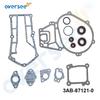 Set Guarnizioni Testa Motore 3AB-87121-0 Per Motore Fuoribordo Tohatsu MFS2.5-3.5 4 Tempi 3AB871210