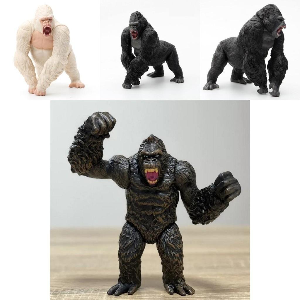 Original Bandai Shm King Kong Gorilla Model Toys Exquisite Action Figure For Childrens Gifts