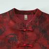 Mom's Chinese Style Velvet Fashion Set: Spring/Autumn Grandma Three-Piece Vest Outfit