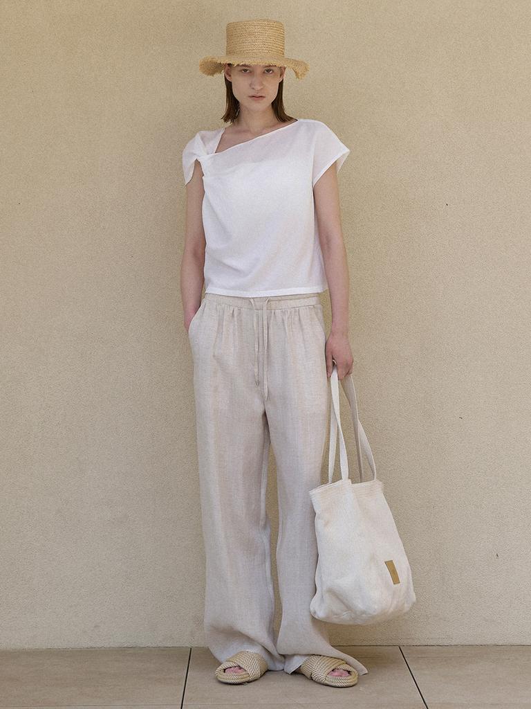 ATELIER NAIN Molly String Linen Pants(Pt-5563)