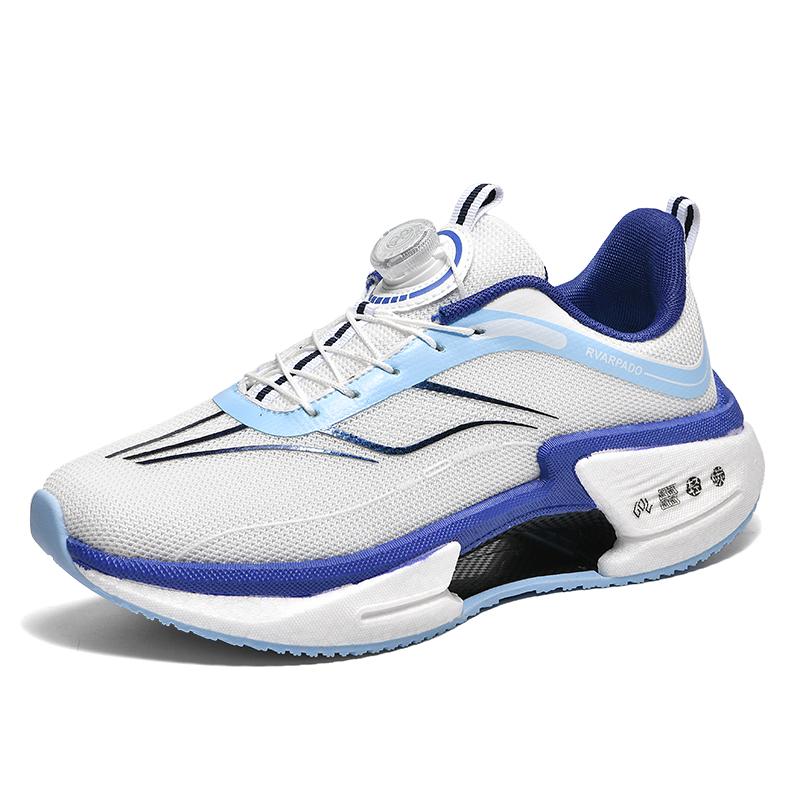 High Quality Walking Men's Sneakers Basketabll Breathable Rotating Button Shoes For Men Lightweight Running Sport Women's Shoes