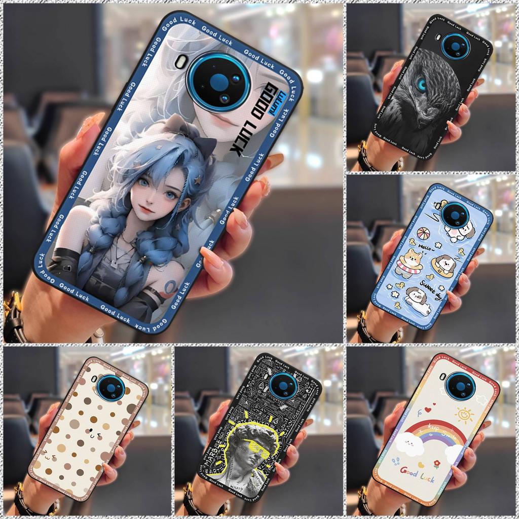 TPU Anti-knock Phone Case For Nokia 8.3/8 V 5G UW Cute Durable Dirt-resistant Silicone Fashion Design Shockproof Cartoon