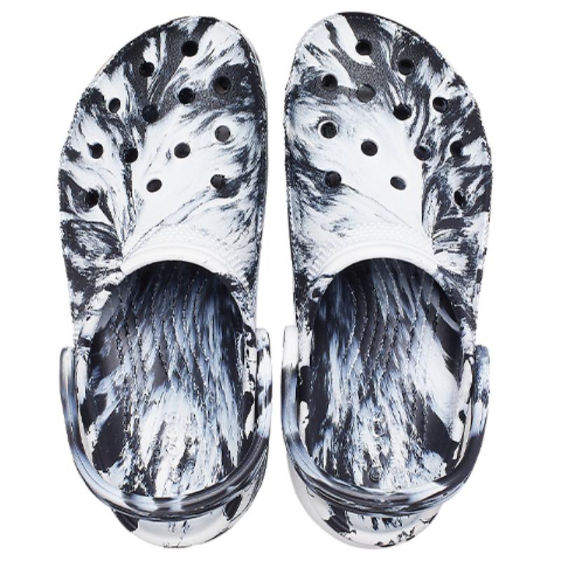 Crocs Classic Clog EVA Platform Marbled Clog 'Black White' Women's