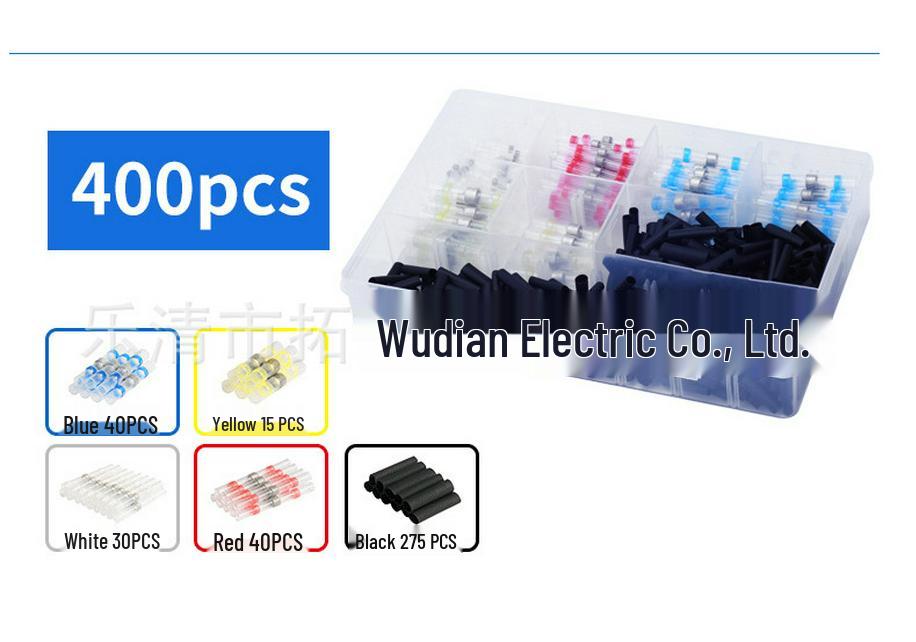 Waterproof Heat Shrink Tubing & Solder Seal Splice Connectors Kit (300/350/500 PCS)
