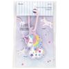 Skater Carabiner with Rubber Mascot I Love Unicorn ZELK1