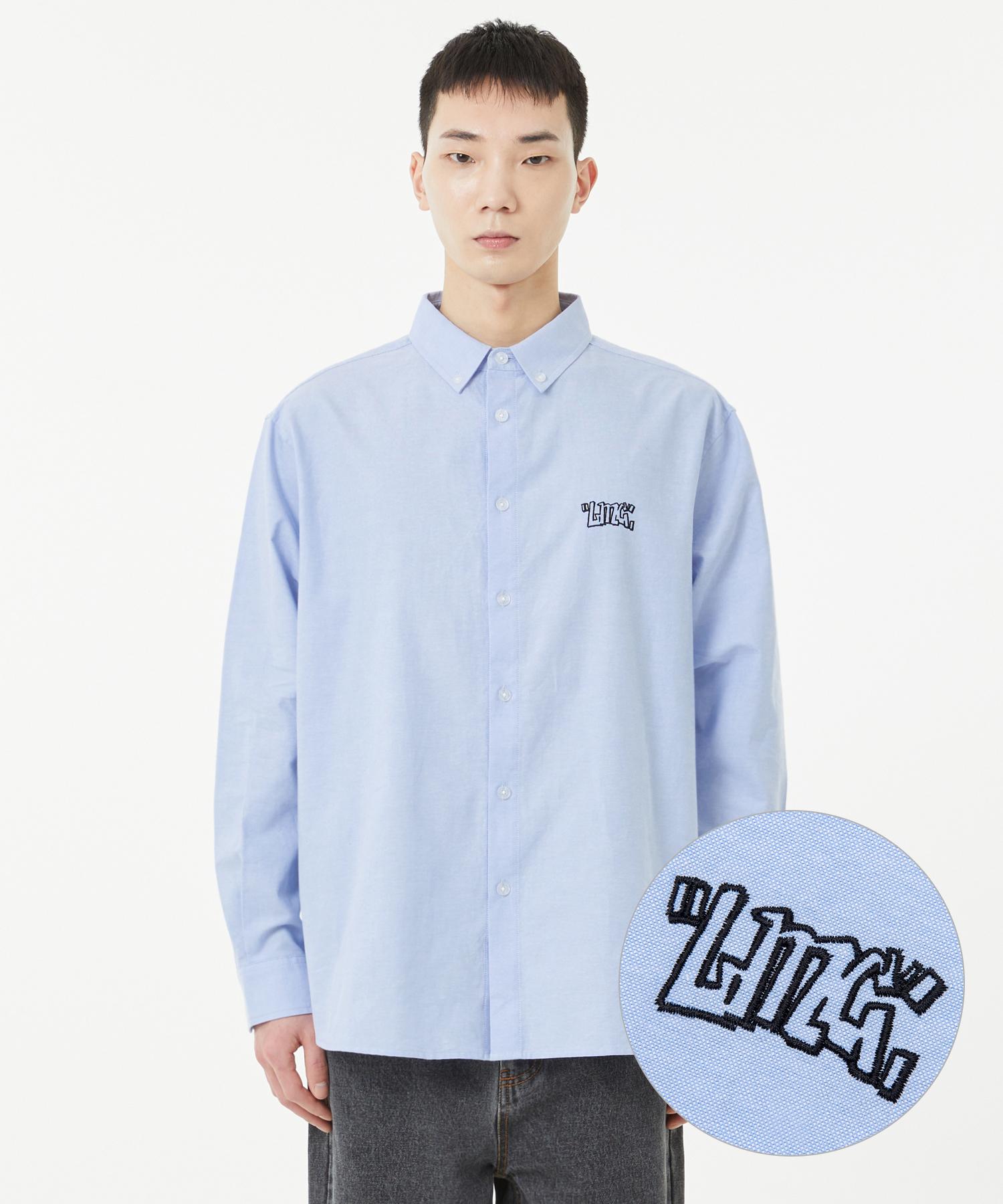 Lmc Graffiti Oxford Shirt Sky Blue Sky Blue/L