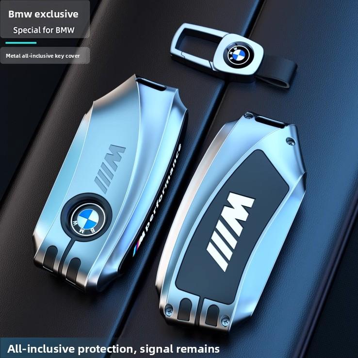 Funda de aleación para llave de coche, accesorios protectores para BMW X1 U11 X7 G07 XM G09 i7 7 Series G70 LCI iX I20 U06 G81