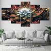 Canvas Painting Art abstract flower Wall Art Pictures 5 Pieces Modular Wallpapers Poster Print for living room Home Decor