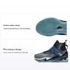 LiNing Serie Basket Ammortizzazione Premium Antiscivolo Resistenti all'Usura Supporto Scarpe da Basket Performance High-Top Sneakers Bambino YKBR066-1