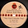 12-Zoll Schallplatte D. RAMIREZ PRÄSENTIERT VENUS  MARS  Das kannst du nicht verkraften VUDU6 Vudu Recordings 2003 UK Dance  Electronica Gebraucht