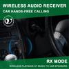 Portable Sound Adapter with Microphone Car Sound Connector Low Latency Wireless Transmitter for Music Streaming Vehicle