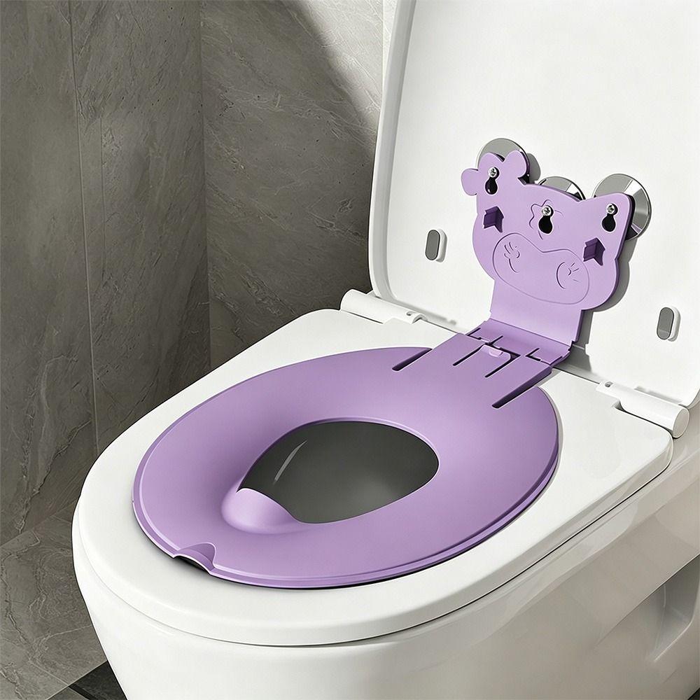 Suction Cup Fixation Toddlers Potty Training Seat Foldable Children Toilet Seat Cover  Travel Use