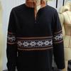 Talla grande otoño superventas sudadera de invierno para hombre con estampado geométrico tribal retro tops casuales en stock