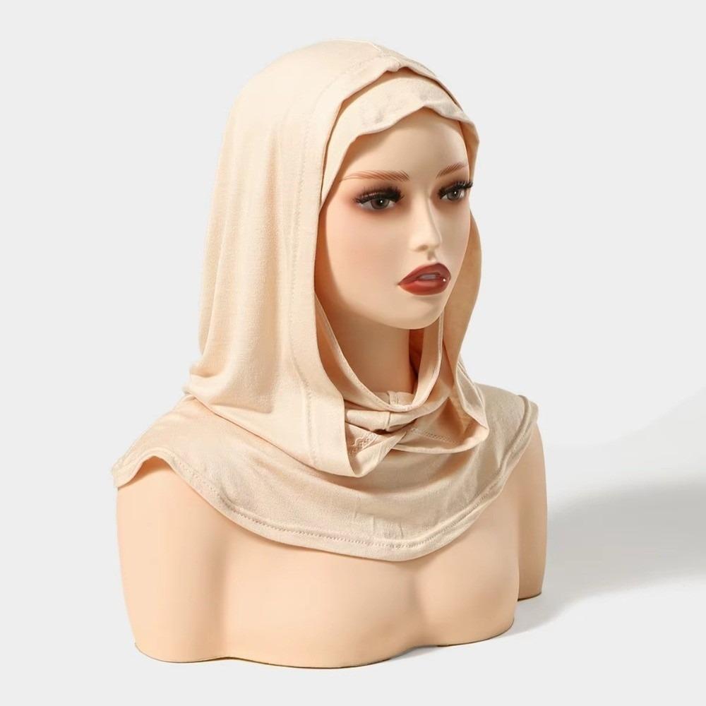 Premium Instant Hijab Inner Cap Cotton Elastic Turban Bandana Hood  Under Cap Ramadan