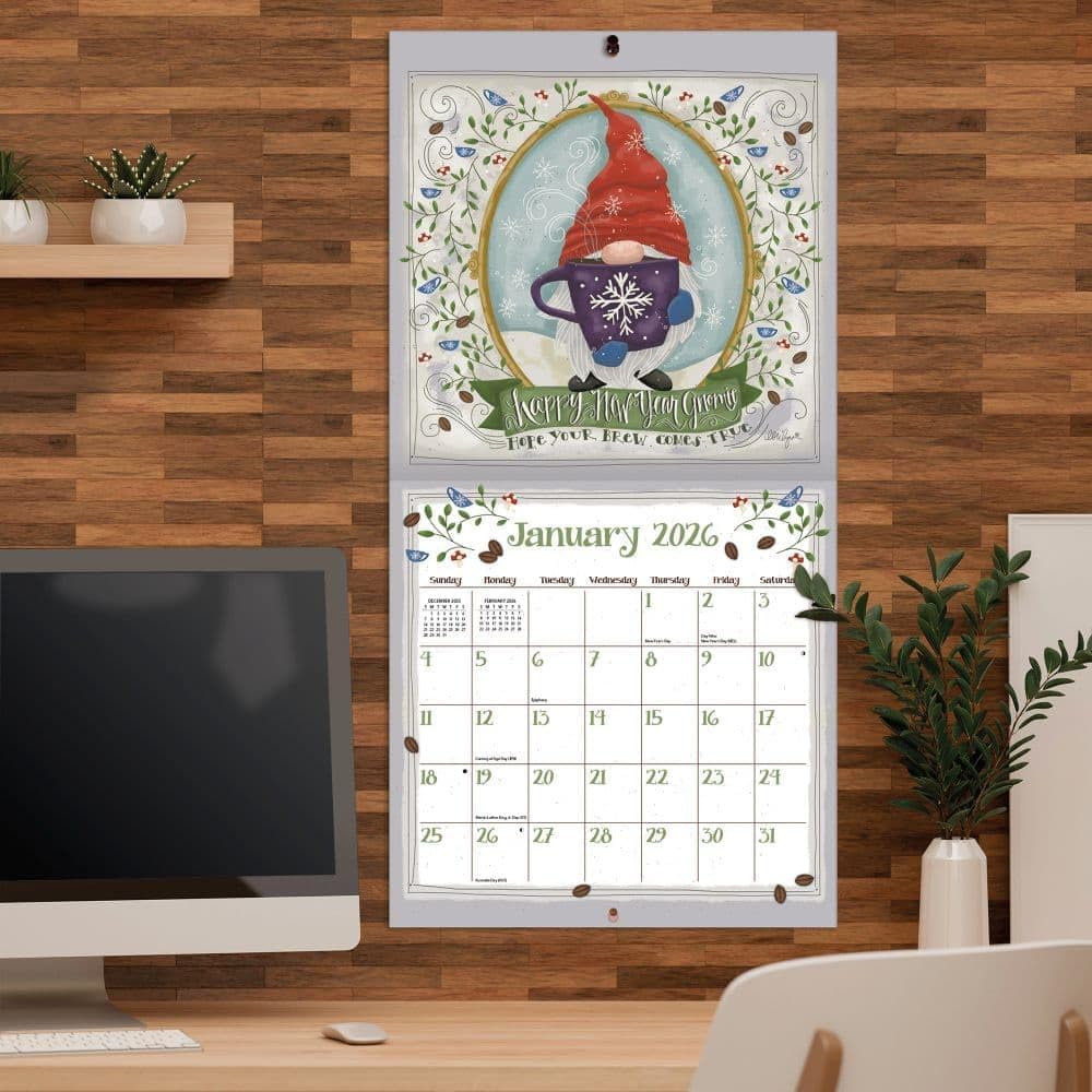 WSBL Java 2026 12X12 Wall Calendar (26997001686)