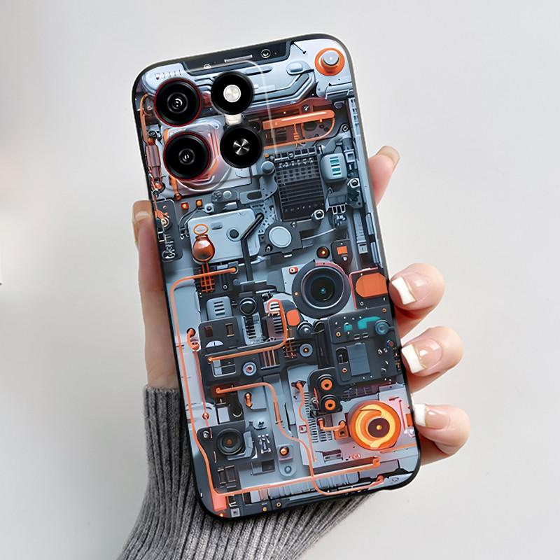 For ZTE Blade A35 Case Cute Cool Fashion Silicone Soft TPU Cover For ZTE Blade A55 Cases Blade A35 Back Cover Shockproof Bumper
