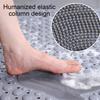 Bathtub Anti-Slip Mat Bathroom Bath Mat With Dolphin Pattern Machine Washable Thickened Massage Brush Pad With Suction Cups