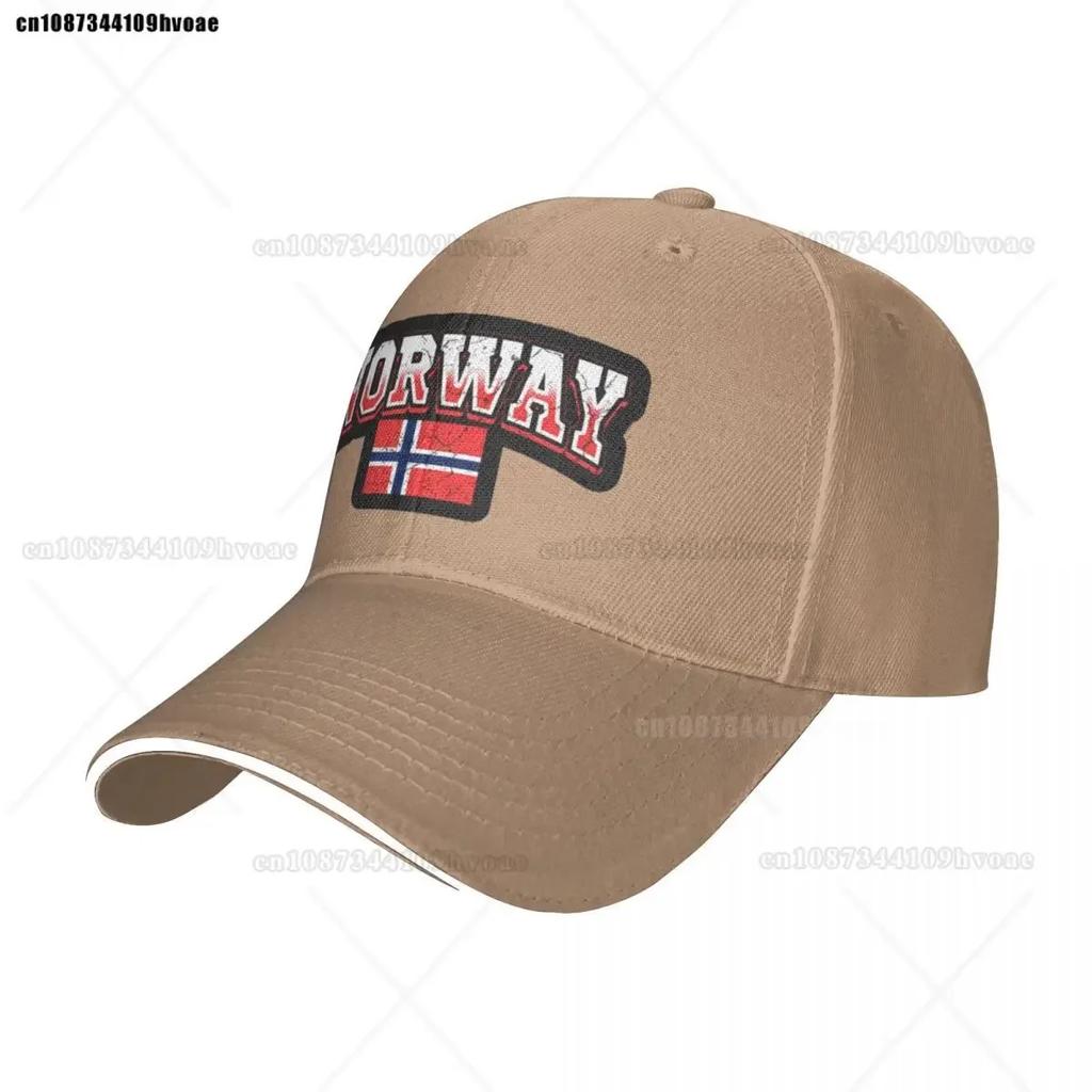 Cappellino da Baseball Multicolore con Stampa Gradiente Bandiera NORVEGIA Per Donna Sportivo Coquette Cappelli Parasole da Spiaggia Cappellino Sportivo con Visiera