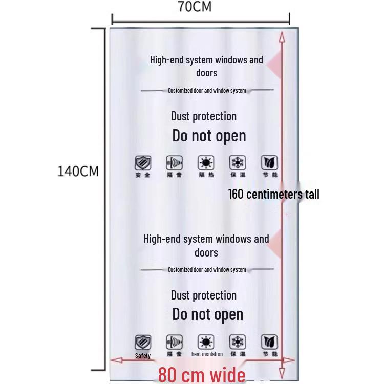 Ecran Rezistent la Praf și Husă de Protecție pentru Ferestre și Uși din Aluminiu