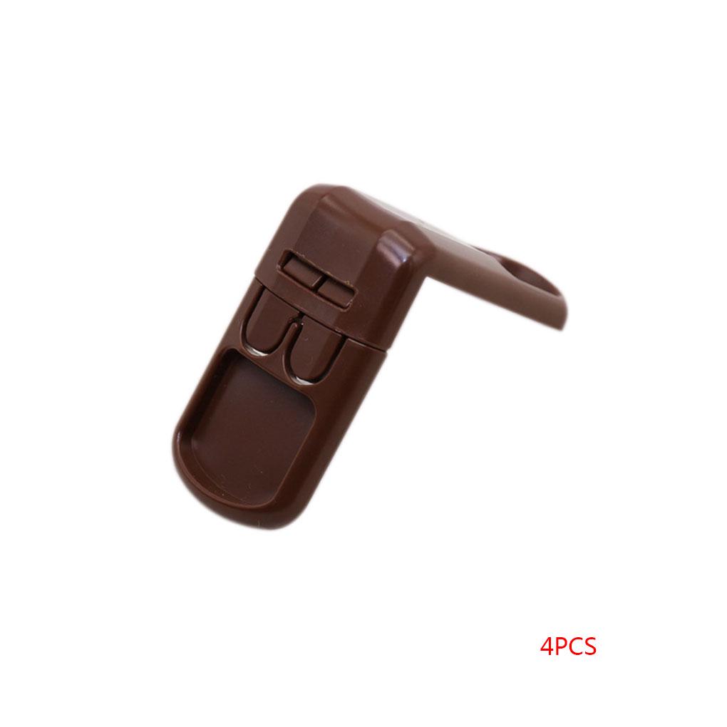 4 Pcs/set New Multifunctional Baby Child Safety Lock Double Snap Fastener Drawer Cabinet Door Locks