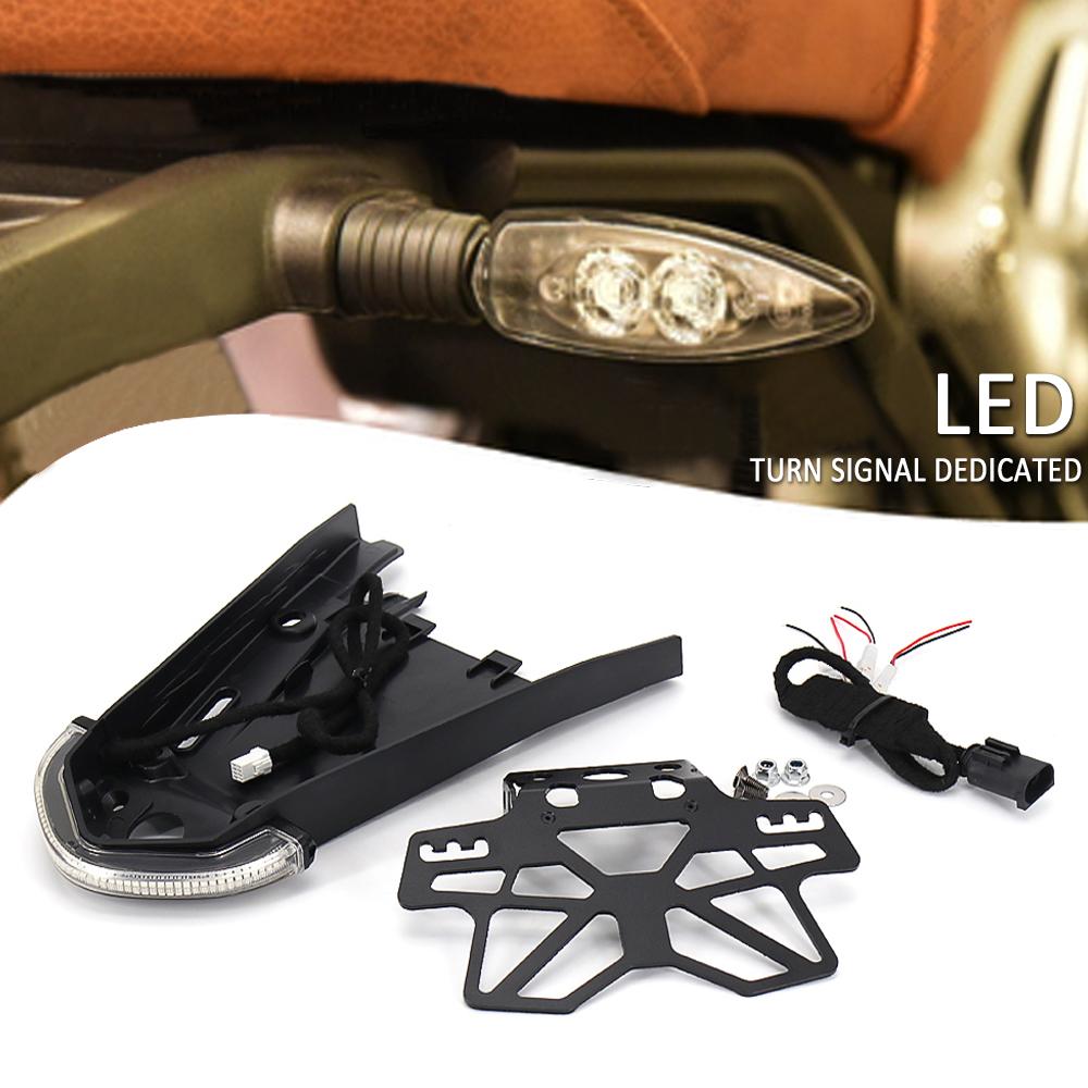 

Motorcycle License Plate LED Scrambler Urban Turn Signal Holder Brake Tail Rear Light For BMW R9T R NINE T NINET RNINET RNINE T