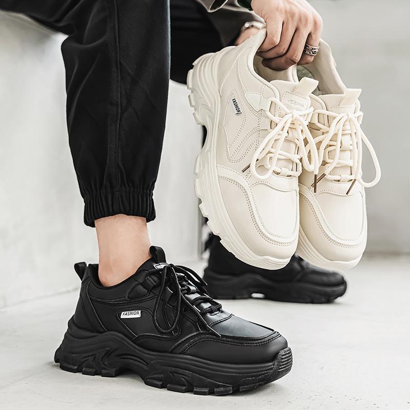 Light Comfortable breathable Punk Running shoes Casual sports shoes men's Casual Sneakers New large size waterproof men shoes