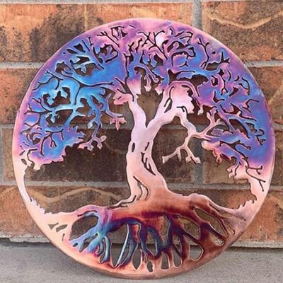 Kovová řemesla Přívěsek Strom života Domácí dekorace Dekorace Dekorace Vnitřní přívěsek