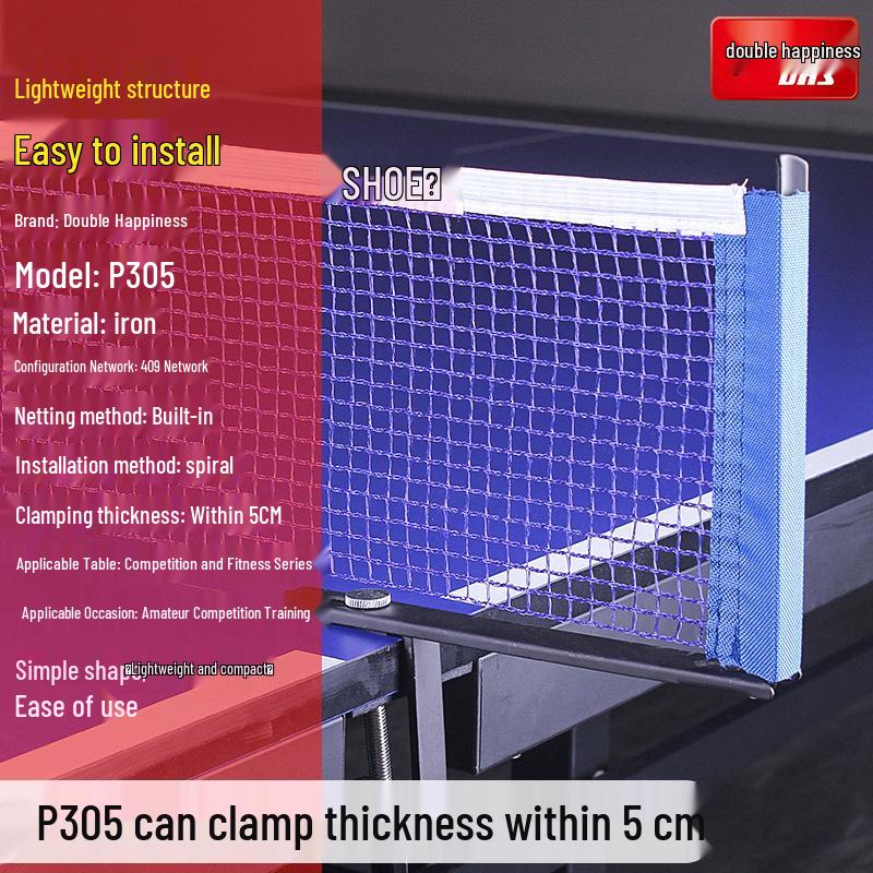 Retractable Portable Table Tennis Net and Rack for Table Tennis Tables