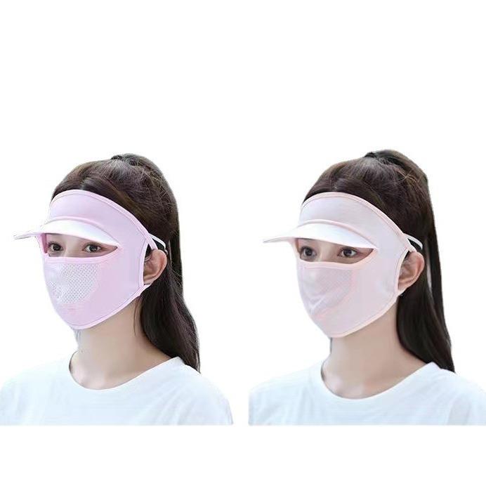 Cycling Sun Protection Full Face Mask - Breathable, Slimming Design