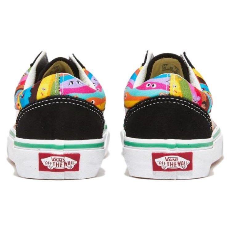 Vans Sezamová ulice x Old Skool Duhové pruhy Unisex tenisky Vícebarevné VN000D3HBMB