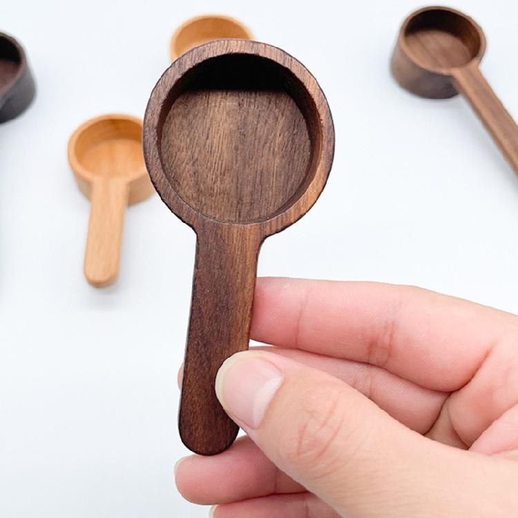 Wooden Measuring Coffee Spoon for Coffee Beans, Whole Beans Ground Beans or Teas