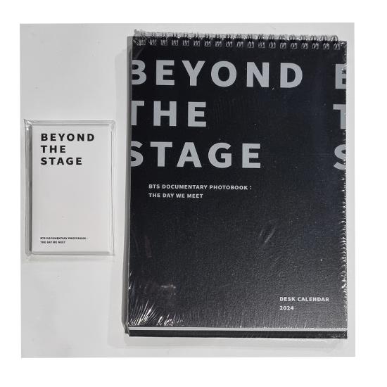 BTS  BEYOND THE STAGE PHOTOBOOK ＆ カレンダー BTS 'BEYOND THE STAGE' DOCUMENTARY PHOTO BOOK : THE DAY WE