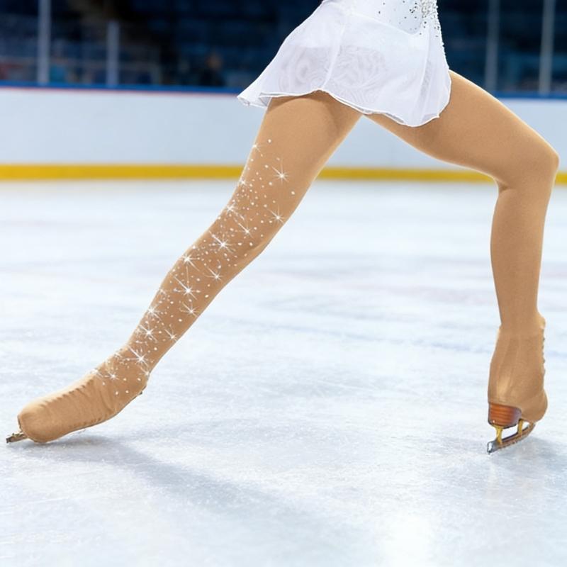 Stretchable Dance Tights Breathable Skating Stockings For Ice Skating With Enhancing Comfort And Durability