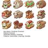Gingerbread Animal Wooden Ornaments Cookie-Inspired Christmas Tree Hanging Pendants Festive Party Decoration