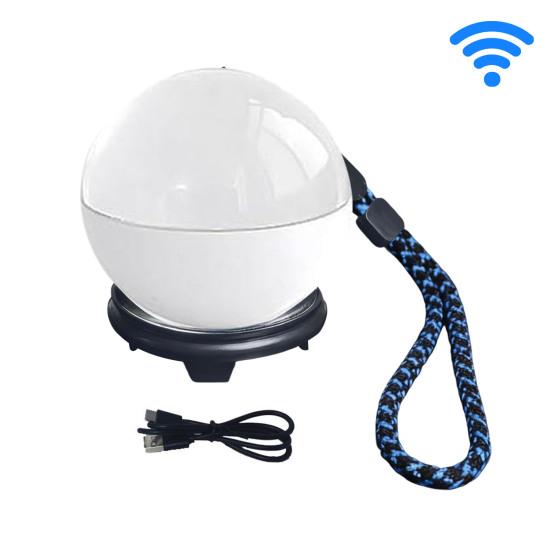 2.7" Memory Sphere Lamp Christmas Clear Ball Video Player 3D Memory Orb Lamp Personalized Uploadable Videos Photos Gifts for Christmas Anniversary